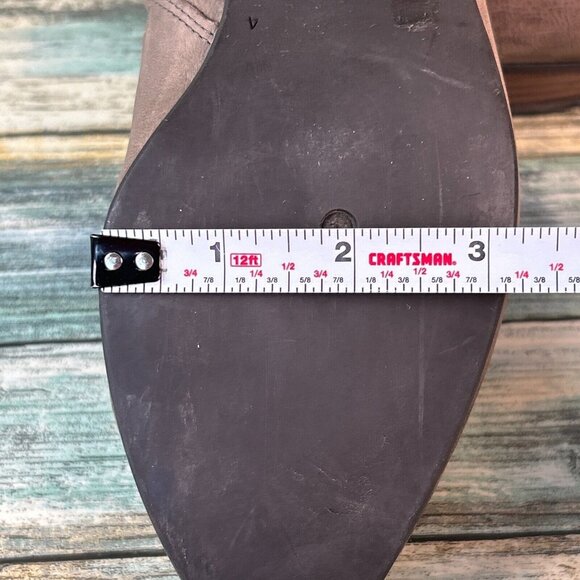 Paul Green Womens US Sz 6.5 Ankle Booties Distressed Gray Leather Low Block Heel - Picture 10 of 13